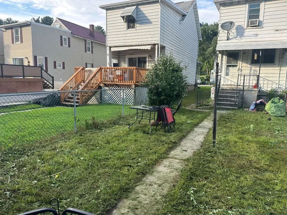 After landscaping